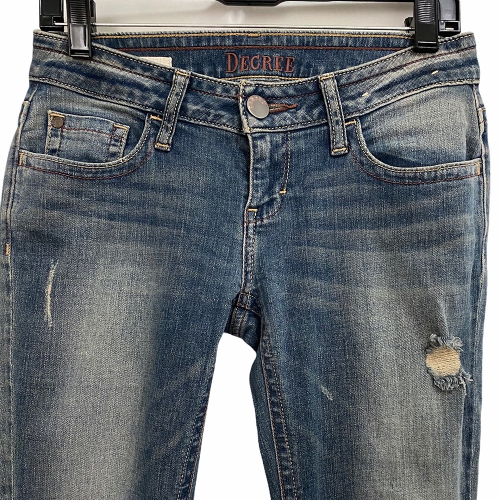 Decree Boot Cut Ripped Jean Size 3 - Picture 5 of 11